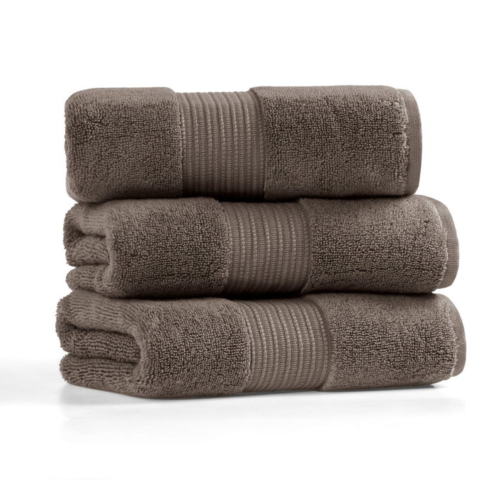 Mijölnir Chicago Bath Toalla de Baño 70 x 140 cm - Marrón Oscuro